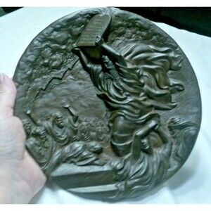 1986 MOSSES AND THE TEN COMMANDMENTS PLATE BY MERRI RODERICK